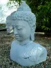 Product image 4 of the product “Buddha Bust, Cast Stone, 75cm Height ”